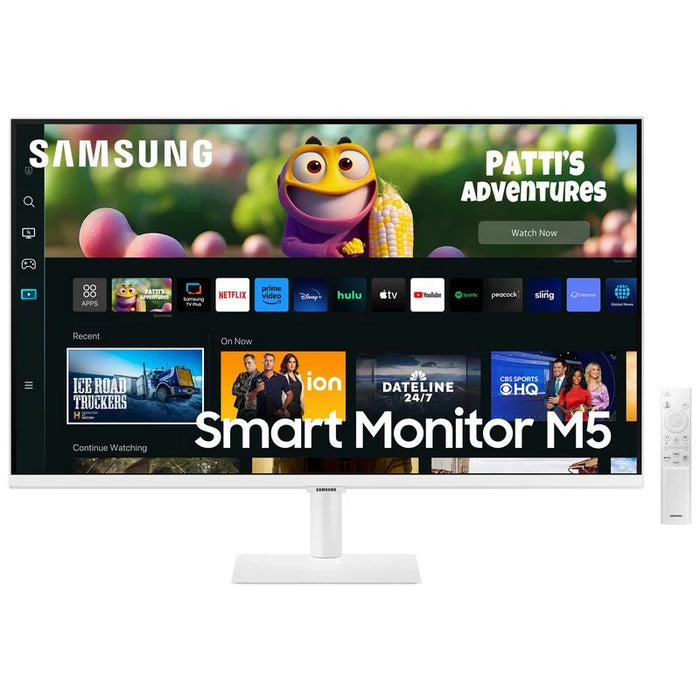 Monitor Samsung M5 27" LED FullHD - HDR10 - WiFi/Bluetooth - 4ms - Telecomando - Altoparlanti - USB/HDMI - VESA 100x100mm