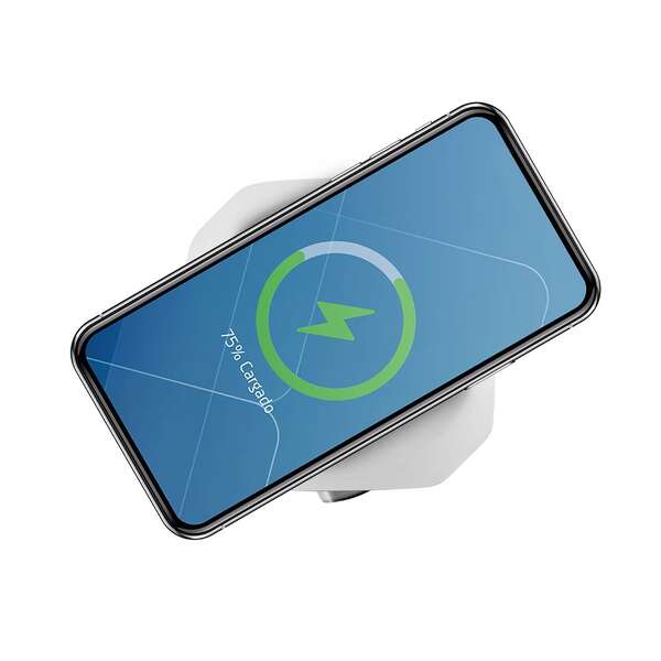 Orbegozo EN 4500 Ciabatta 8 in 1 Ricarica Rapida Wireless - 3 Prese di Terra VDE - 2 USB - 2 USB-C - Cavo 1.5M - Interruttore Accensione/Spegnimento Ideale per Viaggi
