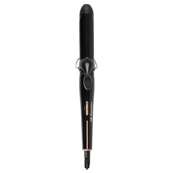 Orbegozo PL 1150 Arricciacapelli Professionale - Tecnologia PTC Capelli Extralunghi - Pinza Mecche - 2 Livelli Temperatura - Supporto Tavolo - Protezione Surriscaldamento