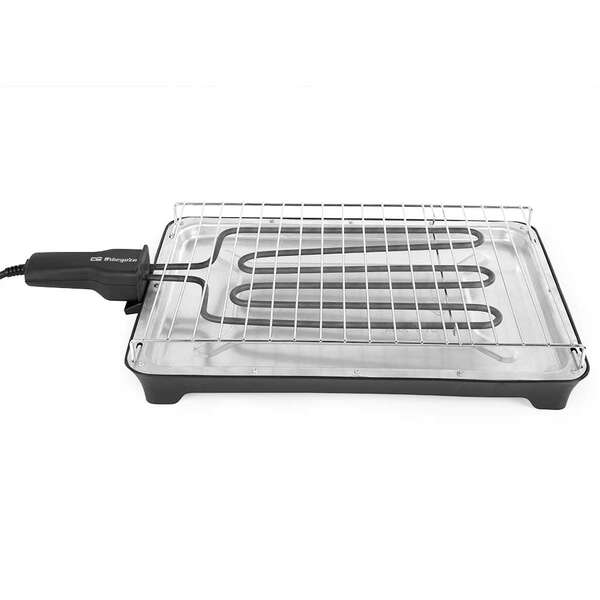 Barbecue Elettrico Orbegozo BC 3660 - Performance Potente e Versatile - Ampia Area di Cottura - Spegnimento Automatico - Portatile e Facile da Trasportare