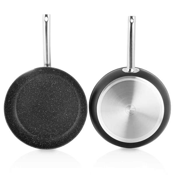 Orbegozo SFB 9032 Padella Alluminio Forgiato Full Induzione - Cucina Sana ed Ecologica - Antiaderente - Adatta a Tutti i Tipi di Fuochi