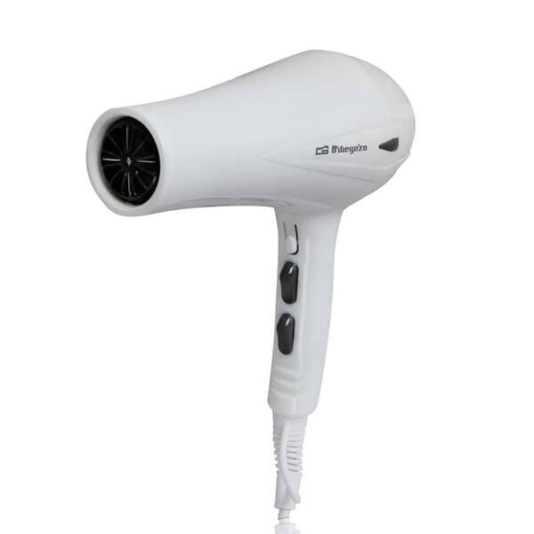 Orbegozo SEH 1800 Asciugacapelli Professionale - Motore AC Potente - 2 Velocità e 3 Temperature - Base per Appendere - Filtro Estraibile - Stile e Prestazioni per i tuoi Capelli