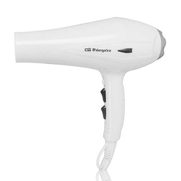 Orbegozo SEH 1800 Asciugacapelli Professionale - Motore AC Potente - 2 Velocità e 3 Temperature - Base per Appendere - Filtro Estraibile - Stile e Prestazioni per i tuoi Capelli