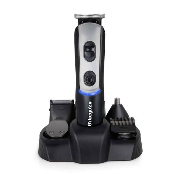 Orbegozo CTP 1840 Tosacapelli Multifunzione - 7 in 1 per Capelli - Naso e Barba - Ricaricabile e con Opzione Uso con Cavo - Accessori e Adattatore di Ricarica Inclusi - Pratico e Versatile