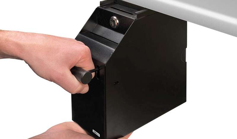 Safescan 4100 - Cassaforte per Banconote - Design Durevole in Acciaio - Accesso Facile e Discreto - Affidabilità e Qualità Garantita