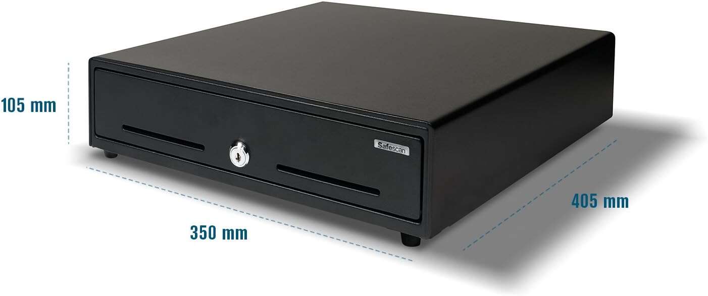 Safescan SD-3540 Cassetta Portamonete - 8 Scomparti per Monete - 4 Scomparti per Banconote - fino a 1 Milione di Aperture