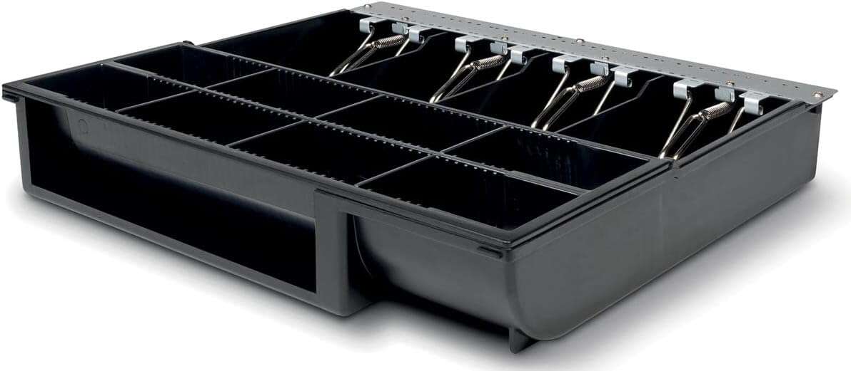 Safescan 4141T1 Cassetto Registratore di Cassa - Design Robusto ed Elegante - Doppia Connettività - Installazione Facile - Soluzione Completa per Gestione Contanti