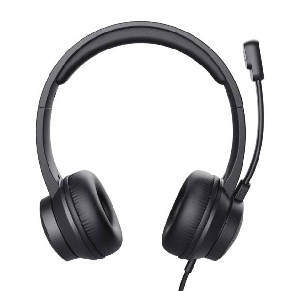 Trust Ayda Cuffie con Microfono USB - Fascia Regolabile - Controlli su Cuffia - Colore Nero