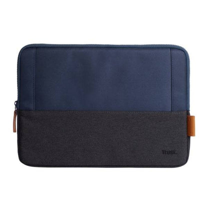 Trust Custodia Lisbona per Laptop 13,3" - Realizzata con 3 Bottiglie Pet Riciclate - Interno Imbottito - Design Elegante e Stilizzato