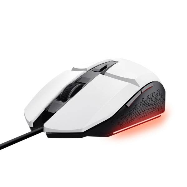 Trust Mouse Gaming Illuminato Felox - Velocità Regolabile 200-6400 DPI - 3 Configurazioni LED Multicolore - 6 Pulsanti Programmabili