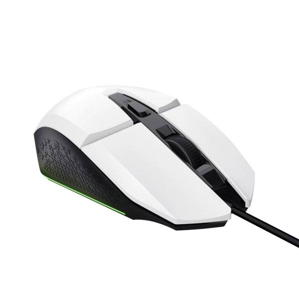 Trust Mouse Gaming Illuminato Felox - Velocità Regolabile 200-6400 DPI - 3 Configurazioni LED Multicolore - 6 Pulsanti Programmabili