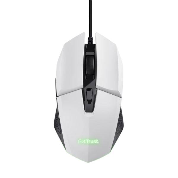 Trust Mouse Gaming Illuminato Felox - Velocità Regolabile 200-6400 DPI - 3 Configurazioni LED Multicolore - 6 Pulsanti Programmabili