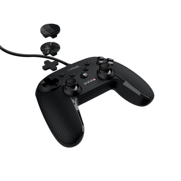 Trust Controller Gaming Muta - Cavo 3 Metri - Grilletto Sensibile alla Pressione - Personalizzabile - 15 Pulsanti - Levetta Analogica