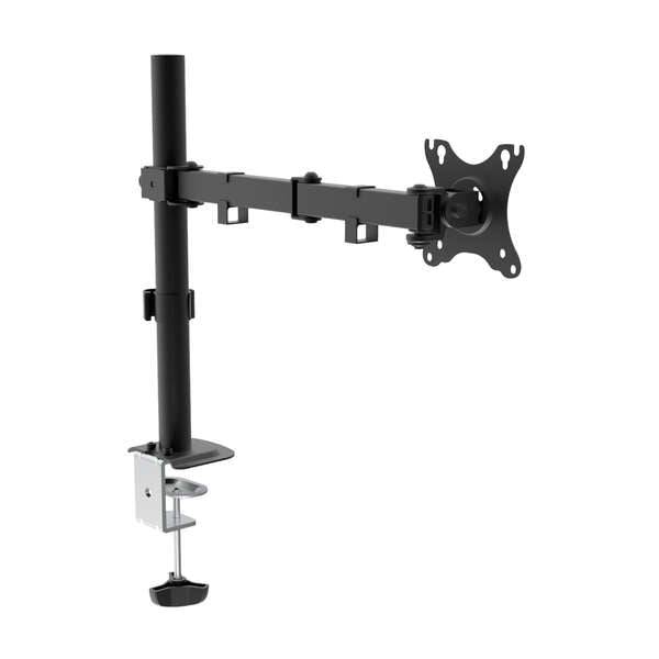 Unykach UK1421 Supporto da Tavolo con Braccio Snodato per Monitor 10"-32" - Girevole, Inclinabile e Estensibile - Gestione Cavi - Peso Max 10kg - VESA 100x100mm