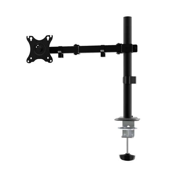 Unykach UK1421 Supporto da Tavolo con Braccio Snodato per Monitor 10"-32" - Girevole, Inclinabile e Estensibile - Gestione Cavi - Peso Max 10kg - VESA 100x100mm