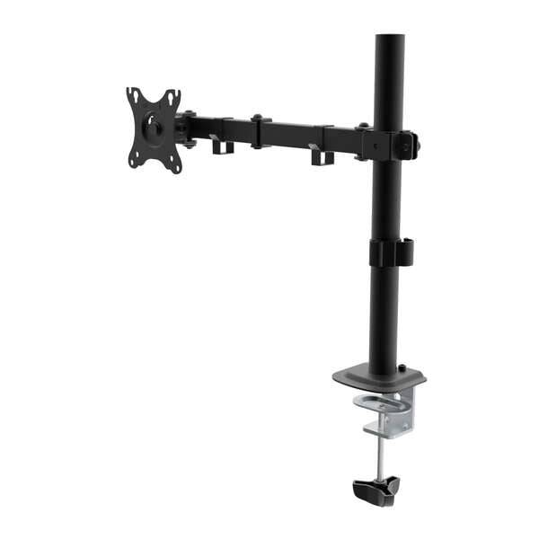 Unykach UK1421 Supporto da Tavolo con Braccio Snodato per Monitor 10"-32" - Girevole, Inclinabile e Estensibile - Gestione Cavi - Peso Max 10kg - VESA 100x100mm