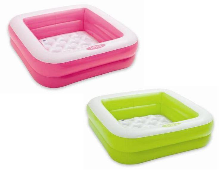 Piscina Baby Gonfiabile Quadrata 86x86x25 cm Assortiti