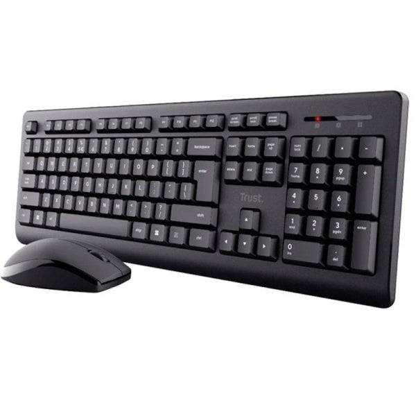 Trust Primo Pack Tastiera USB Wireless + Mouse USB Wireless 3 Pulsanti