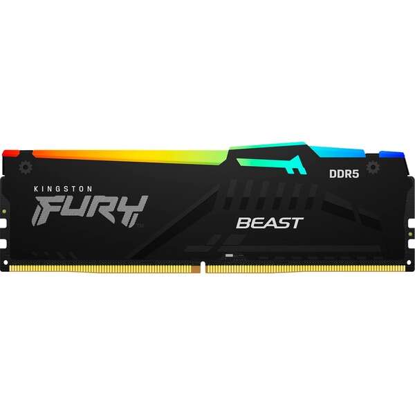 Kingston Fury Beast RGB Expo Memoria RAM DDR5 6400MT/s 16GB 1.4V CL32 DIMM