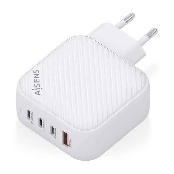 Aisens Caricabatterie GAN 100W - 3xUSB-C PD3.0 QC4.0 - 1xUSB-A QC3.0