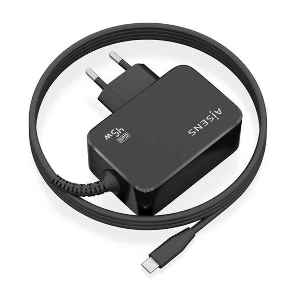 Aisens Caricatore GAN 45W PD3.0 1xUSB-C 1.8m