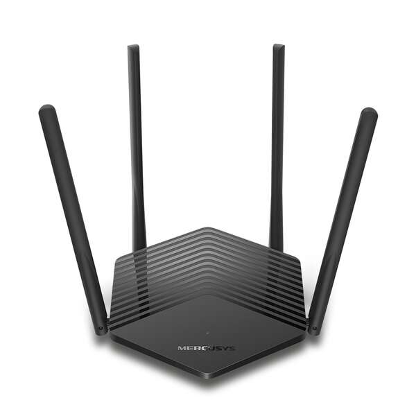 Mercusys MR60X Router Wireless WiFi 6 Dual Band - 3 Porte 10/100/1000Mbps - 4 Antenne 5dBi
