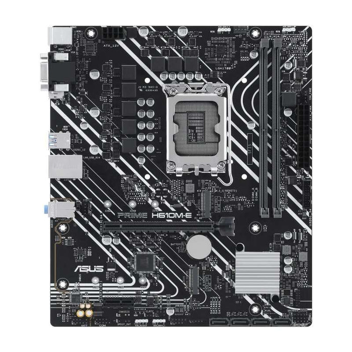 Asus Prime H610M-E-CSM Scheda Madre Intel1700 2x DDR5 - HDMI, VGA, M.2, PCIe4.0, 4x Sata III, RJ-45, USB 2.0, 3.2, DisplayPort, MicroATX