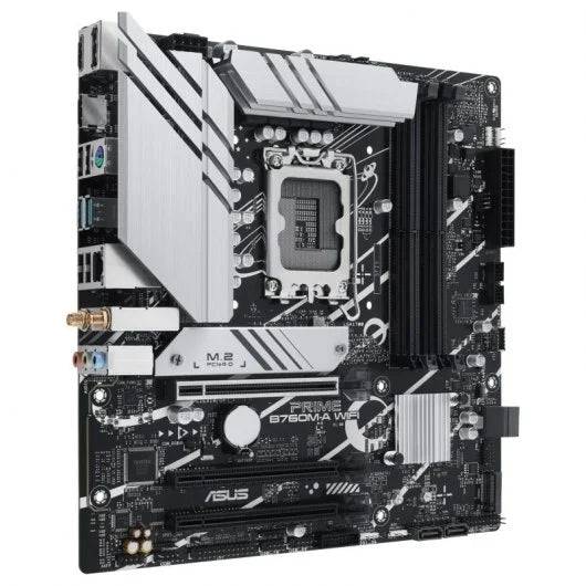 Asus Prime B760M-A WiFi Placa Base Intel LGA1700 4x DDR5 - HDMI, M.2, PCIe4.0, 4x Sata III, USB 3.2, MicroATX