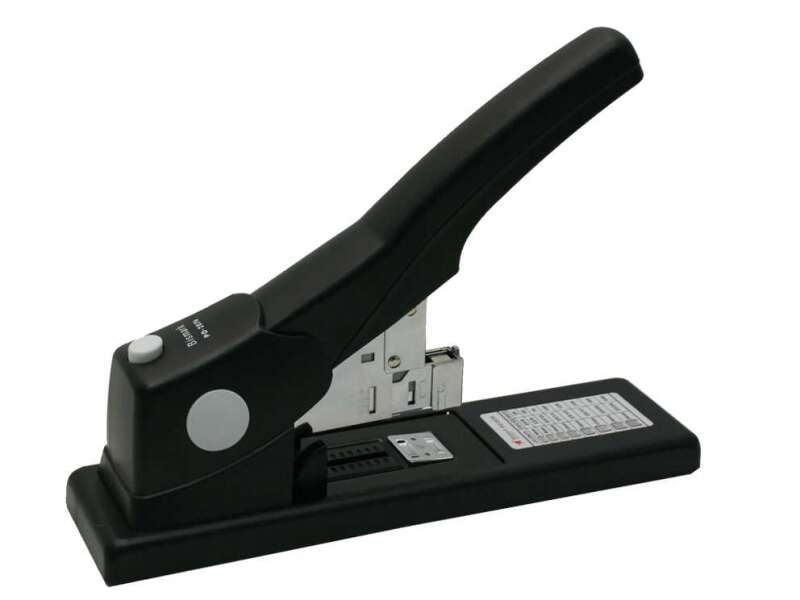 Bismark Cucitrice per Grossi Spessori 24mm - Funzione di Cucitura in Piano - Capacità per 200 Fogli - Colore Nero