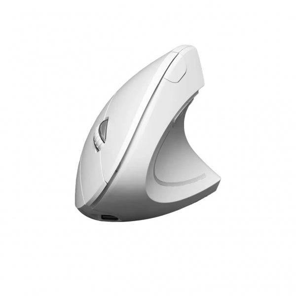 Subblim Glide Vertical Ergo Dual Mouse Verticale Bluetooth, USB 2.4Ghz 4000dpi - 5 Pulsanti - Uso Destrorso - Colore Bianco