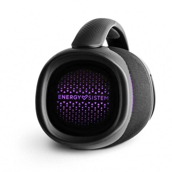 Energy Sistem HyperBeat Altavoz 80W - Bluetooth 5.3 - Tecnologia True Wireless - Resistente al Agua - Luces LED - Colore Nero