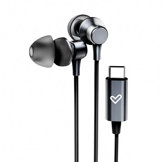 Energy Sistem Metallized Cuffie con Cavo Tipo C - Microfono - Telecomando 3 Pulsanti - Custodia da Trasporto