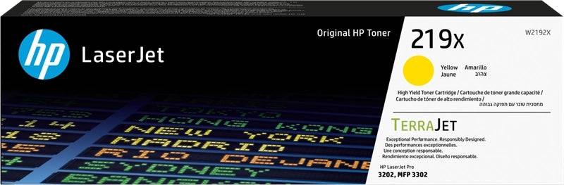 HP W2192X Giallo Cartuccia Toner Originale - 219X