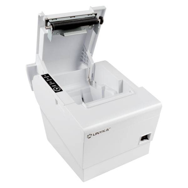 Unykach POS5 White Impresora Termica de Recibos - Velocidad 230mm/s - USB, RJ-45, RJ-12 y RJ11