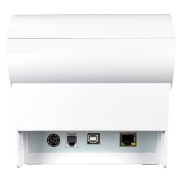 Unykach POS5 White Impresora Termica de Recibos - Velocidad 230mm/s - USB, RJ-45, RJ-12 y RJ11