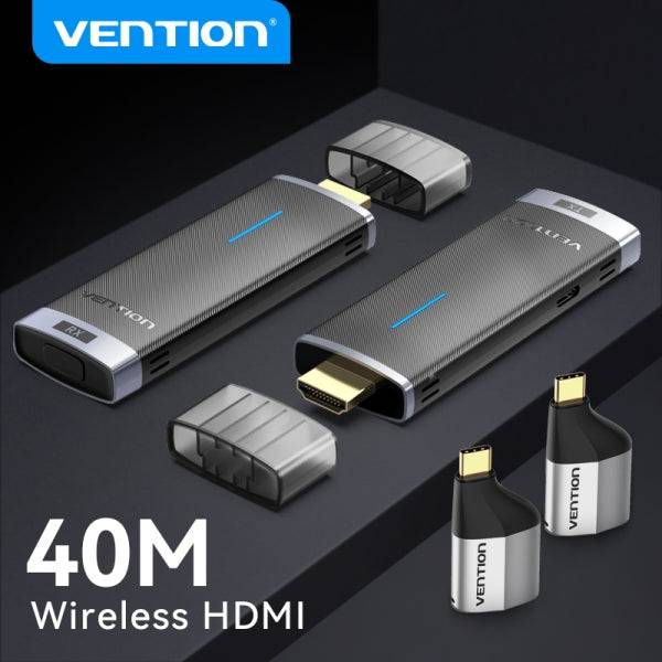 Vention HDMI Wireless 5G - Conexion Inalambrica HDMI - Colore Nero