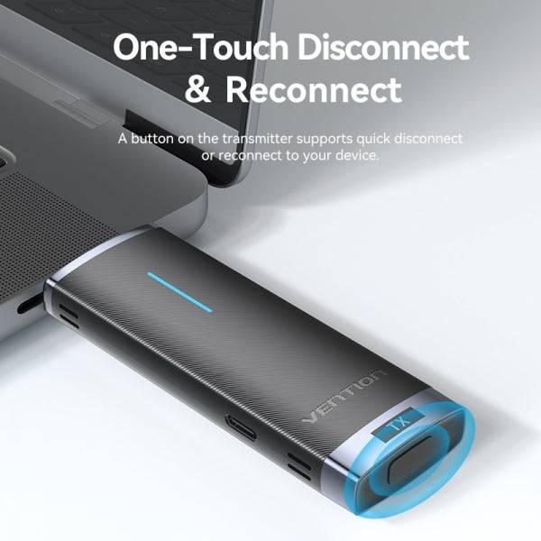 Vention HDMI Wireless 5G - Conexion Inalambrica HDMI - Colore Nero