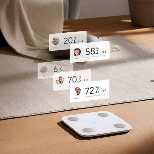 Xiaomi Mi Body Composition Scale S400 Bilancia Bluetooth 5.0 - Alta Precisione - 25 Indicatori di Salute - Peso Max. 150kg - Colore Bianco