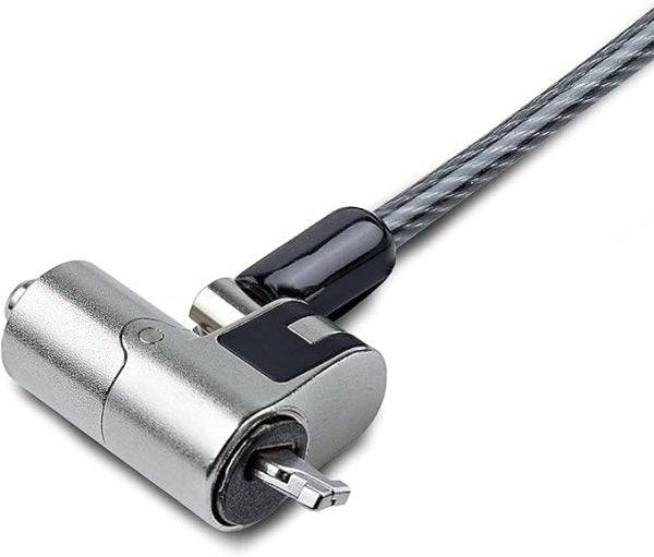 L-Link Cavo di Sicurezza Nano con Lucchetto - Acciaio Rivestito in Vinile - Compatibile con Slot Nano - Lucchetto a Chiave