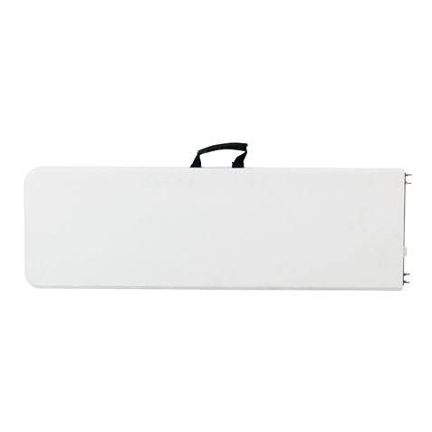 Sungarden Panchetta Resina Pieghevole 180x29x43cm 3,5cm - Colore Bianco