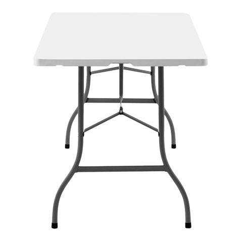 Sungarden Tavolo Resina Pieghevole 152x70x74cm 3,5cm - Colore Bianco
