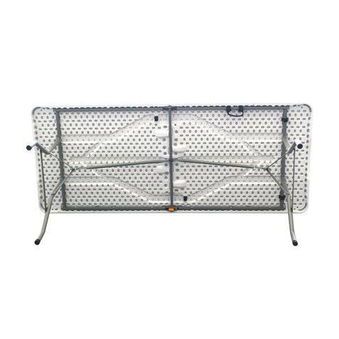 Sungarden Tavolo Resina Pieghevole 152x70x74cm 3,5cm - Colore Bianco