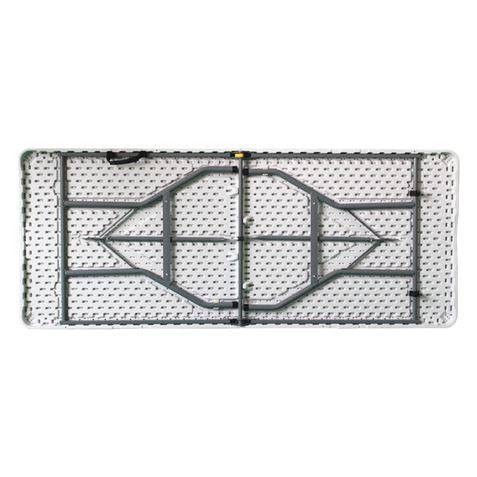 Sungarden Tavolo Resina Pieghevole 180x70x74cm 3,5cm - Colore Bianco