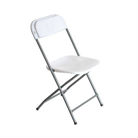 Sungarden Sedia in Resina Pieghevole 80x50x45cm - Colore Bianco