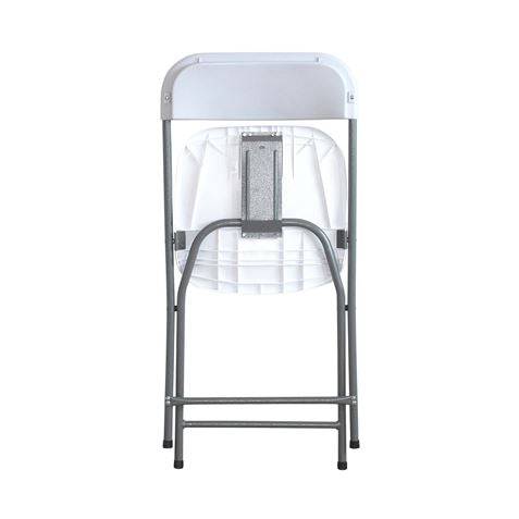 Sungarden Sedia in Resina Pieghevole 80x50x45cm - Colore Bianco