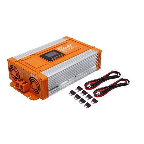 Elbat Convertitore di Corrente Onda Pura con Display LCD 2000W - Colore Vari