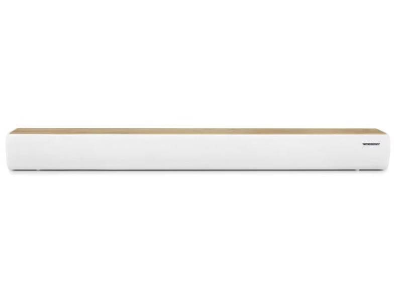 Thomson SB401BT Soundbar 200W - Bluetooth 5.0 - Ingresso Audio TV, Ottico, AUX-IN 3,5mm e Lettore USB - Colore Legno/Bianco