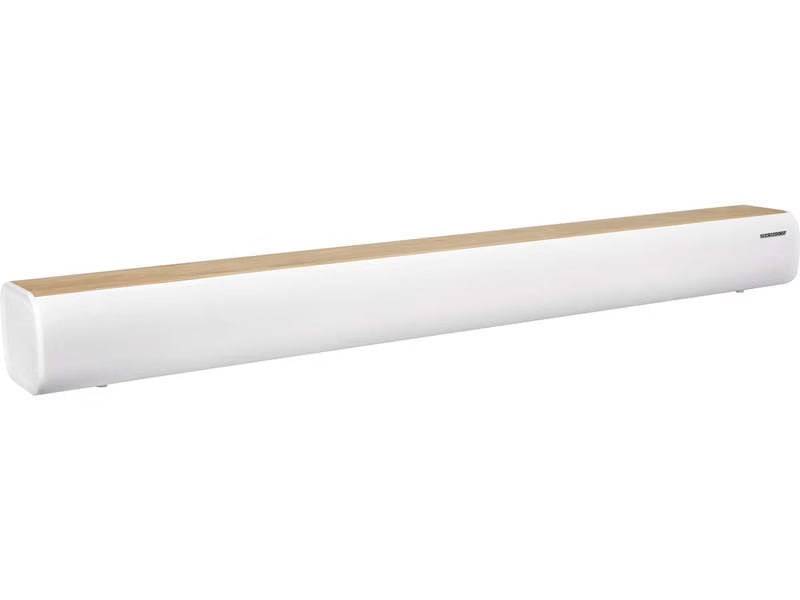 Thomson SB401BT Soundbar 200W - Bluetooth 5.0 - Ingresso Audio TV, Ottico, AUX-IN 3,5mm e Lettore USB - Colore Legno/Bianco