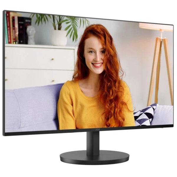 AOC Monitor 23.8" LED IPS FullHD 1080p 100Hz - Tempo di Risposta 1ms - Angolo di Visione 178° - Altoparlanti Integrati - HDMI, VGA, Audio - VESA 100x100mm