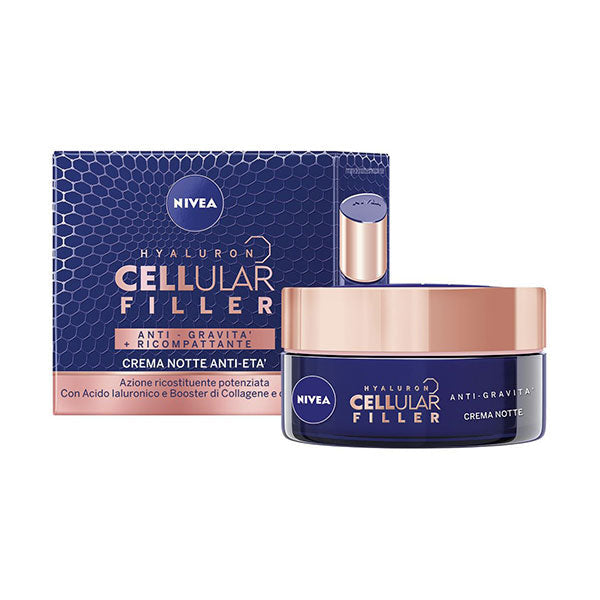 NIVEA HYALURON CELLULARFILLER ANTI GRAVITA CREMA NOTTE 50 ML